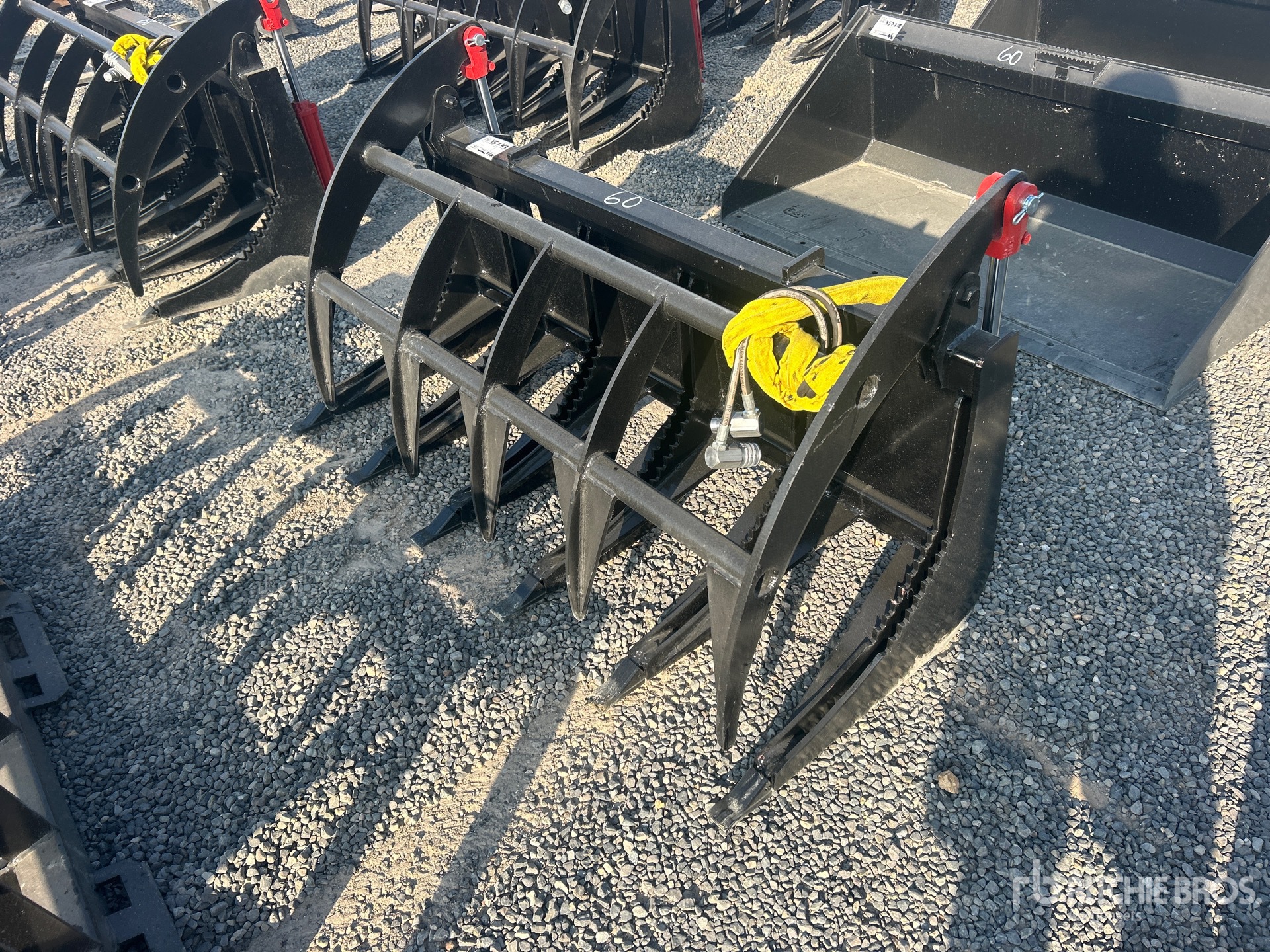 Mid-State 60 in Skid Steer Root Rake (Unused)