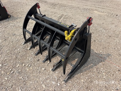 Mid-State 60 in E-Series Skid Steer Root Rake (Unused)