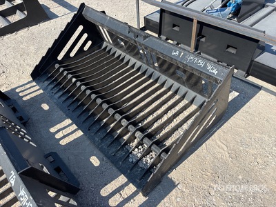 All-Star 68 in Rock Skid Steer Bucket (Unused)