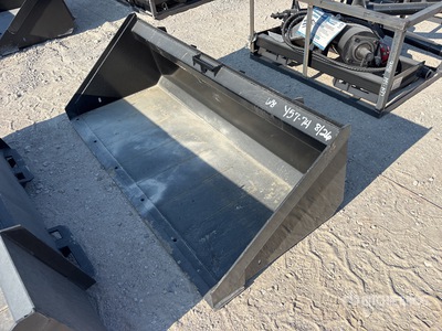 Mid-State 68 in Low Profile Skid Steer Bucket (Unused)