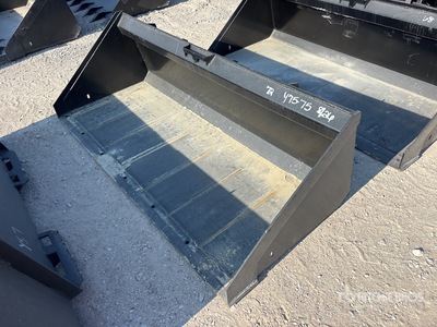 Mid-State 72 in Low Profile Skid Steer Bucket (Unused)