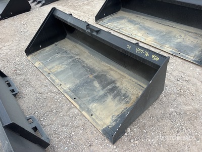 Mid-State 74 in Low Profile Skid Steer Bucket (Unused)