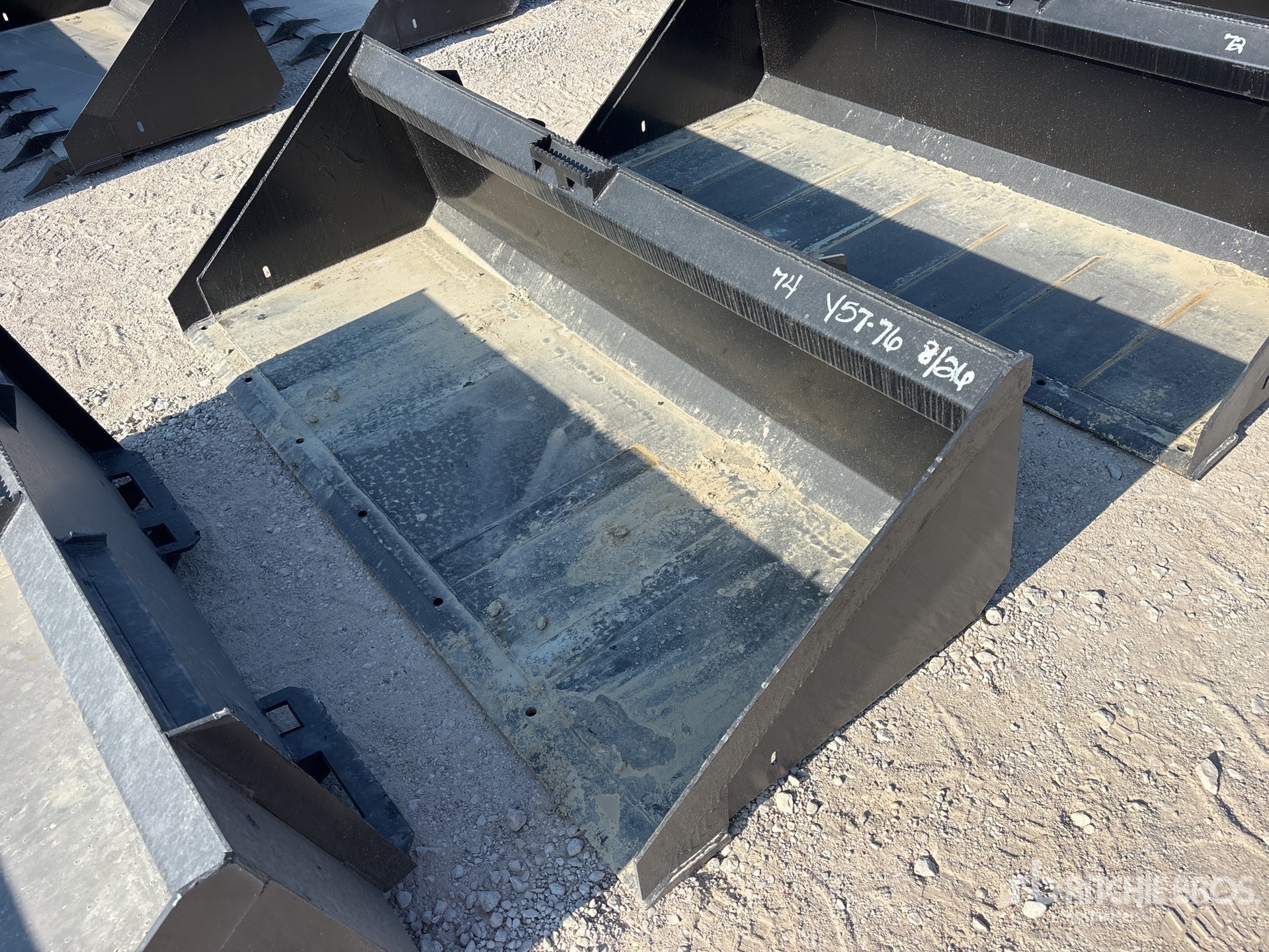 Mid-State 74 in Low Profile Skid Steer Bucket (Unused)