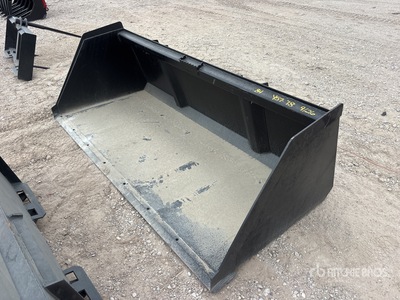 Mid-State 84 in Snow & Litter Skid Steer Bucket (Unused)