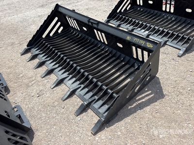 All-Star 80 in Rock w/Teeth Skid Steer Bucket (Unused)