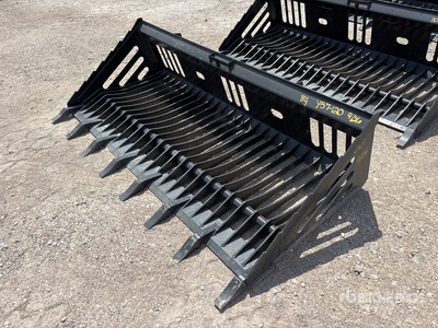 All-Star 84 in Rock w/Teeth Skid Steer Bucket (Unused)