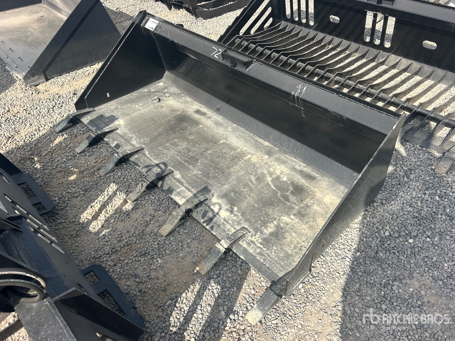 72 in Rock Skid Steer Bucket (Unused)