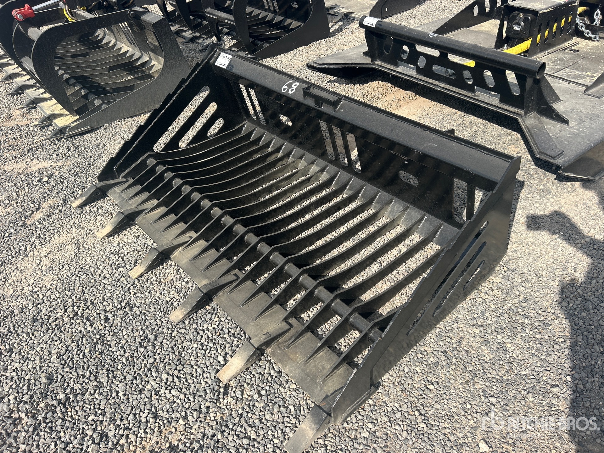 All-Star 68 in Rock Skid Steer Bucket (Unused)