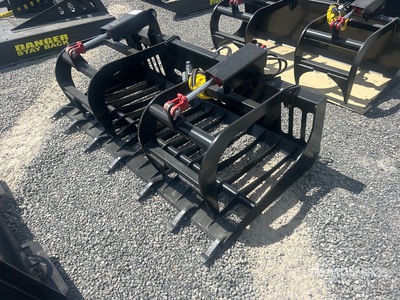 All-Star 72 in Rock Skid Steer Grapple (Unused)