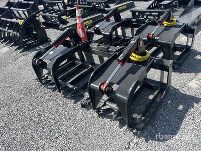 All-Star 74 in Heavy Duty Root Skid Steer Grapple (Unused)