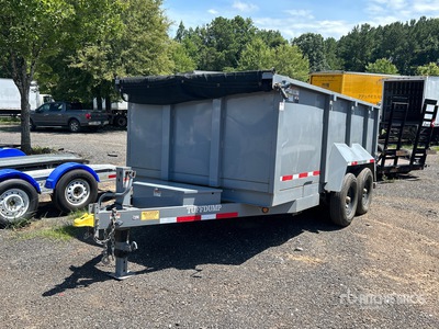 2024 TuffDump TD14 14 ft T/A Dump Utility Trailer