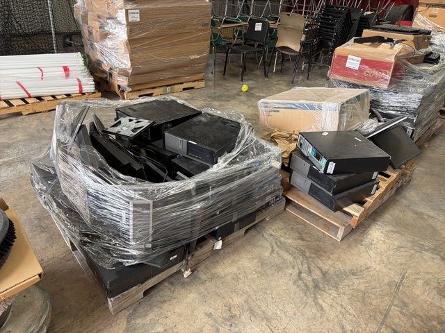 Quantity of (2) Pallets of Dell Desktop Computers