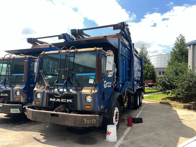 2012 Mack MRU613 6x4 Front Loader Waste Collection Truck