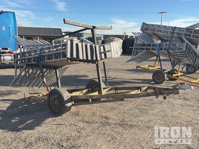 Custom Built Ladder Trailer معدات زراعية متنوعة