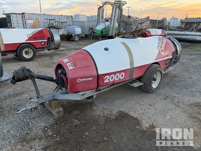 2019 Croplands 2000 Cropliner S/A Air- Blast رشاشة من نوع السحب
