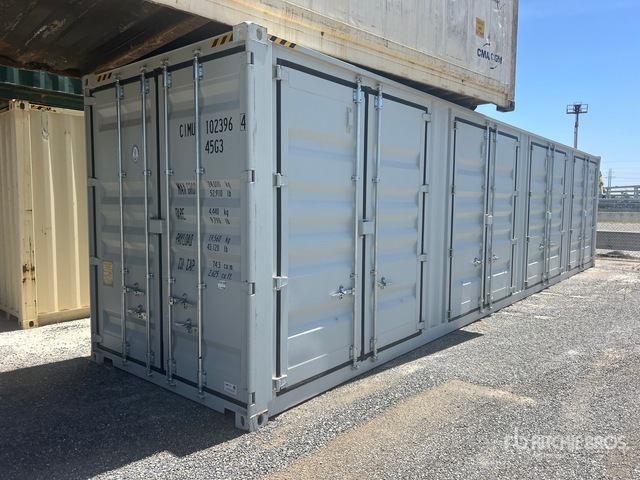 2025 40 ft High Cube Multi-Door Storage Container