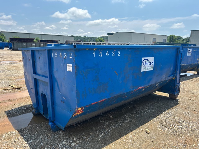 12 ft 15 cyd Roll-Off Container