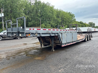 1987 Temisko FL 483 20557 kg Tri/A Remorque Surbaissée