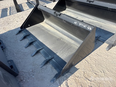 Mid-State 68 in Low Pro w/Teeth Skid Steer Bucket (Unused)