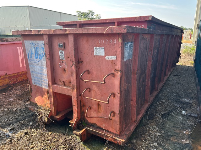 Quantity of (2) 22 ft 30 cyd Roll-Off Container
