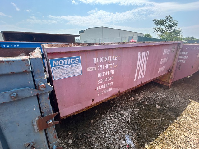 12 ft 15 cyd Roll-Off Container
