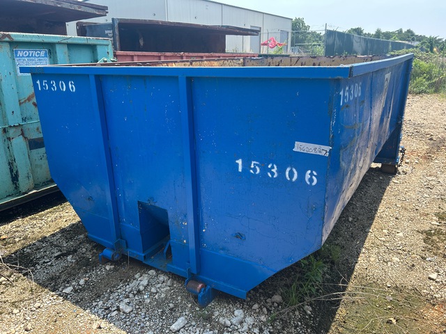 12 ft 15 cyd Roll-Off Container