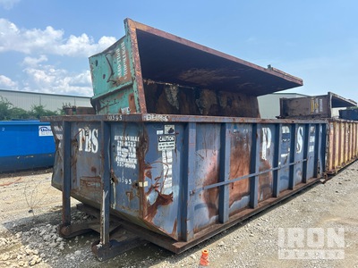 Quantity of (2) 22 ft 30 cyd Roll-Off Container