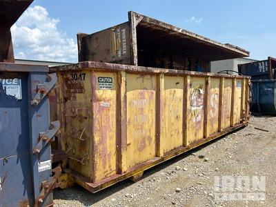 Quantity of (2) 22 ft 30 cyd حاوية التدحرج