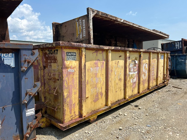 Quantity of (2) 22 ft 30 cyd Roll-Off Container