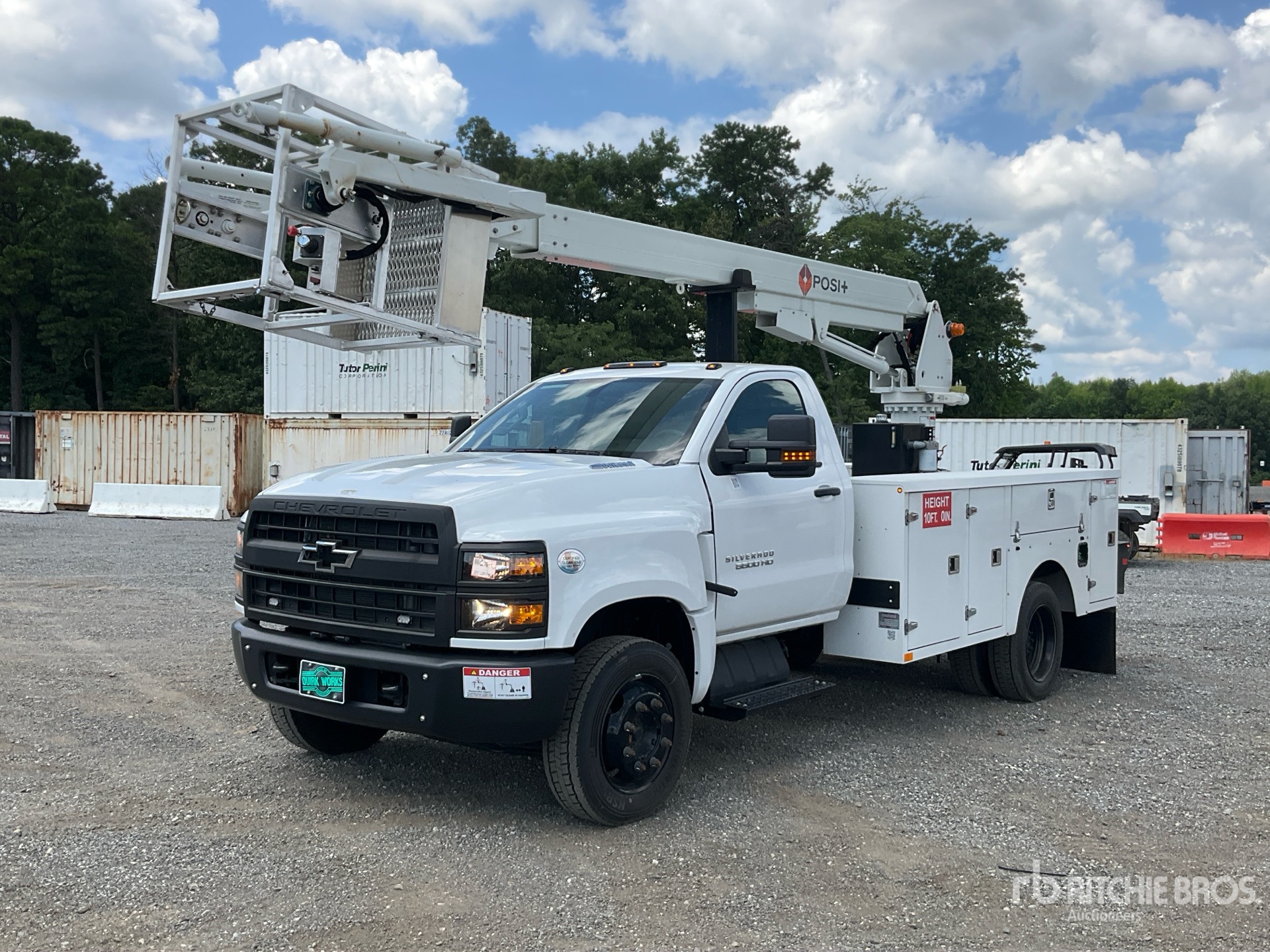 Posi-Plus 700-40 34 ft on 2022 Chevrolet 5500 4x2 Cable Placer Bucket Truck