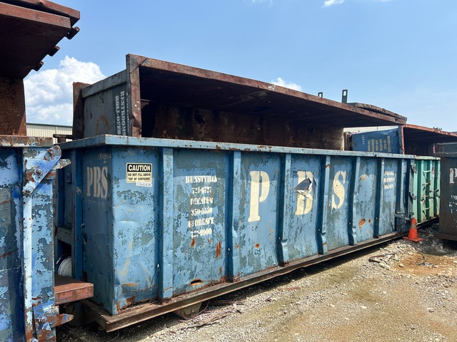 Quantity of (2) 22 ft 30 cyd Roll-Off Container