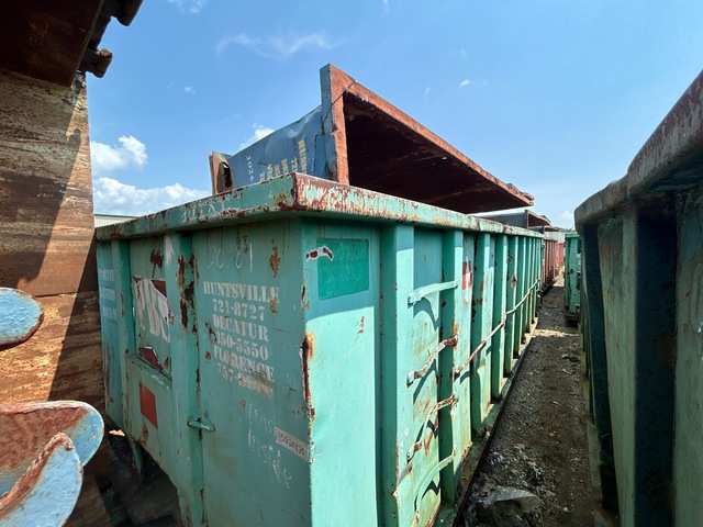 Quantity of (2) 22 ft 30 cyd Roll-Off Container