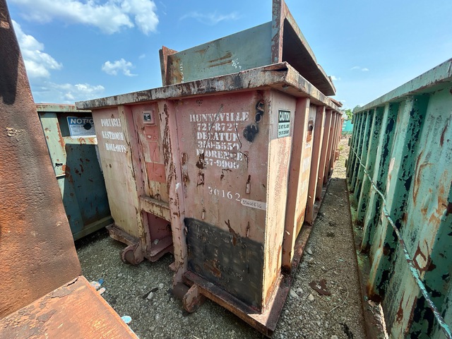 Quantity of (2) 22 ft 30 cyd Roll-Off Container