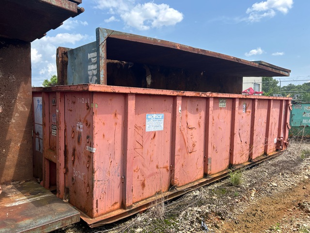 Quantity of (2) 22 ft 30 cyd Roll-Off Container