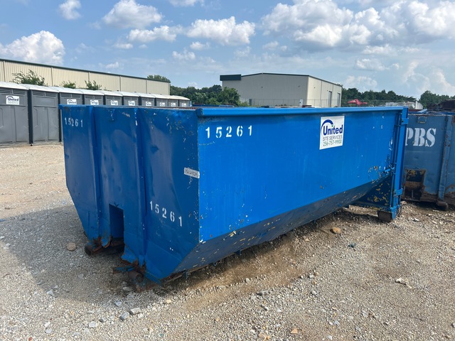 12 ft 15 cyd Roll-Off Container