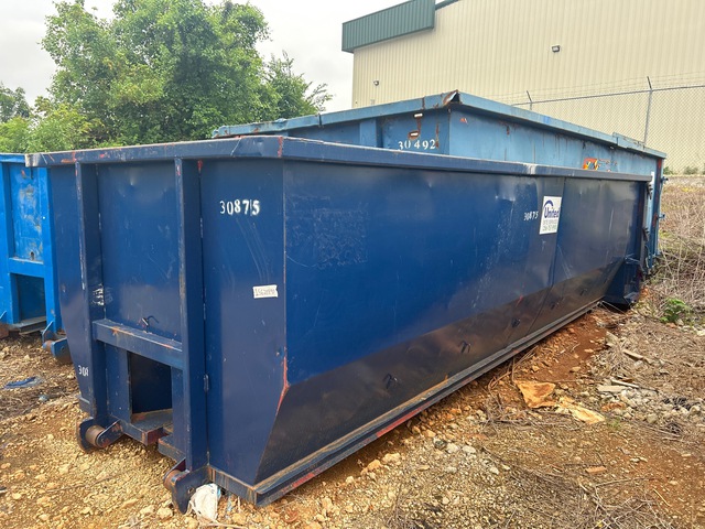 Quantity of (2) 22 ft 30 cyd Roll-Off Container