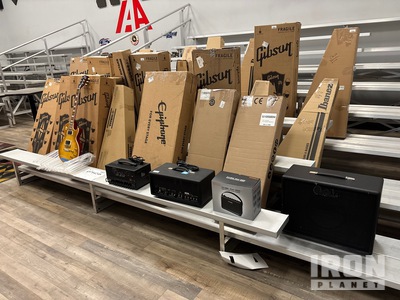Various Les Paul, Gibson & Fender Guitars (Qty. 22) and Amplifiers (Qty. 4)