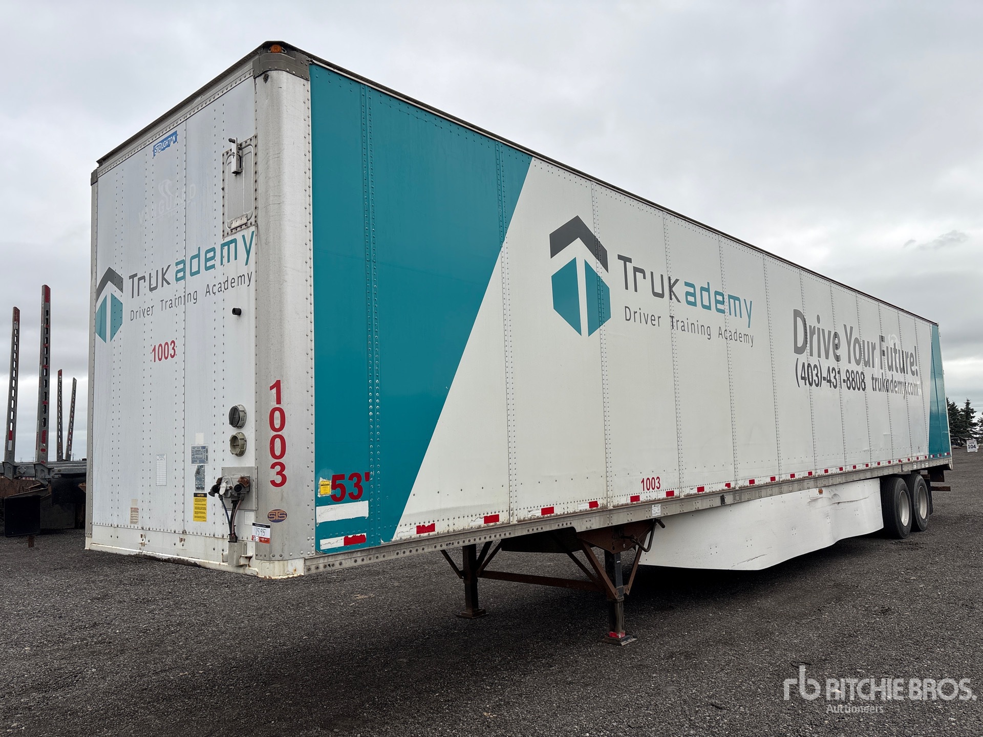 2012 Stoughton 53 ft x 102 in T/A Van Trailer