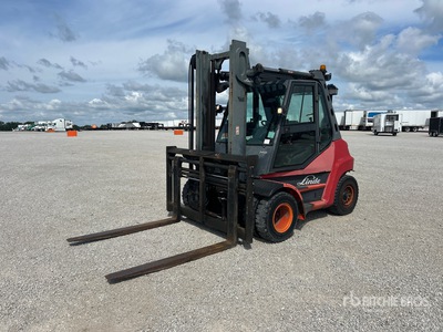 2010 Linde HH80 16000 lb Pneumatic Tire Montacargas