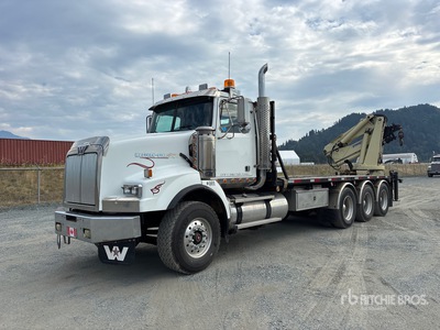 Cormach E Live Knuckle Boom on 2006 Western Star 4900SA 8x6 Camión Grúa