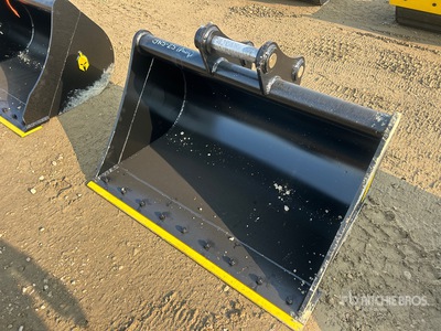 Dynamic Entities 48 in Cleanup Graafmachine Bak - Fits 50 mm Cat 307/308, Komatsu PC78/88 Deere/Hitachi 75/85 Case, New Holland, Kobelco SK80 Bobcat E80