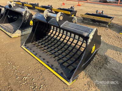 2026 Dynamic Entities 72 in Screening Graafmachine Bak - Fits 80 mm Cat 320/321/323, Hyundai R210 Komatsu PC200/220, Deere 160/200/225 Kobelco SK210, Case 210/225, Doosan DX225