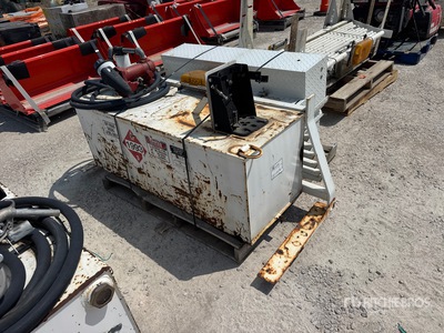 Quantity of (1) Weston Headache Rack, (2) Weatherguard toolboxes, (1) 100-gallon Fuel tank w/pump