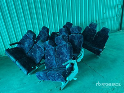 Quantity of (12) Motor Coach Bus Seats