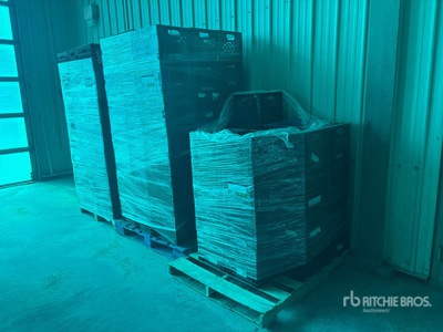 Quantity of (3) Pallets of Milk Crates