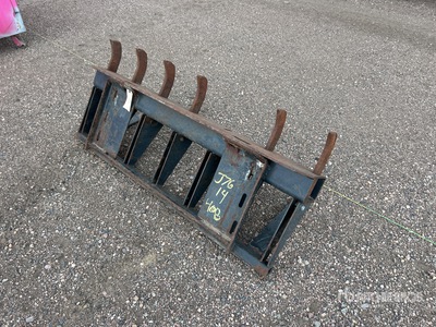 60 In Skid Steer Root Rake