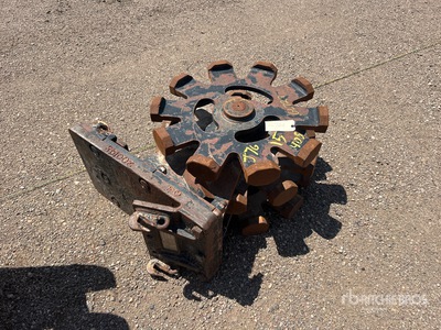 18 in Rueda de compactacion para excavadora
