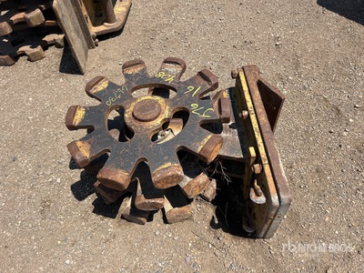 Rueda de compactacion para excavadora