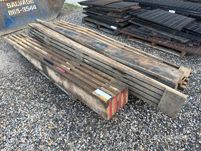 Quantity of (4) 9 in Wooden Vehicle Ramps