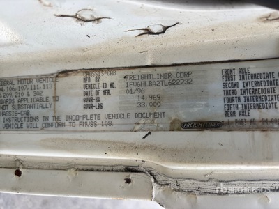 Knuckle Boom on 1996 Freightliner F70 Kranwägen